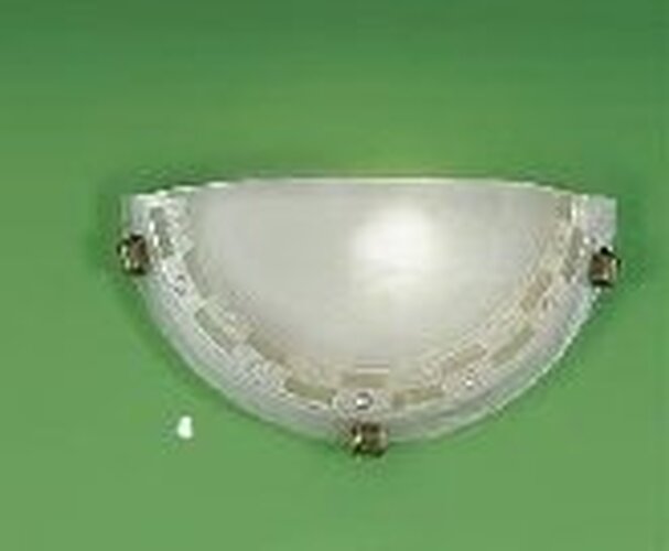 Dekorativní - OR WA 2-1032/1 Nástěnné svítidlo 1xE27 antik/sklo dekor, šířka 30cm - ORION - foto 1