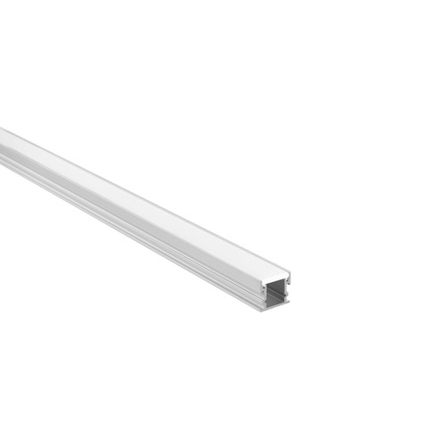 Al profily k zapuštění - FAN I-PROFILO-DRIVEWAY-2 Profil DRIVEWAY pochozí, stříbrný, s opálovým difuzorem a krytkami, 200 x 2,16 x 1,9 cm - FANEUROPE - foto 1