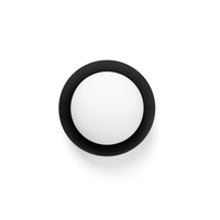 Kruhová - FARO 40096 MAY nástěnné/stropní svítidlo, černá - FARO