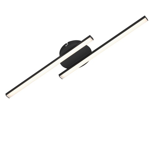 Dekorativní - BRILO 3448015 LED nástěnné a stropní svítidlo, 55,5 cm, 12 W, černá (starý kód: BRILO 3448-015) - BRILO - foto 1