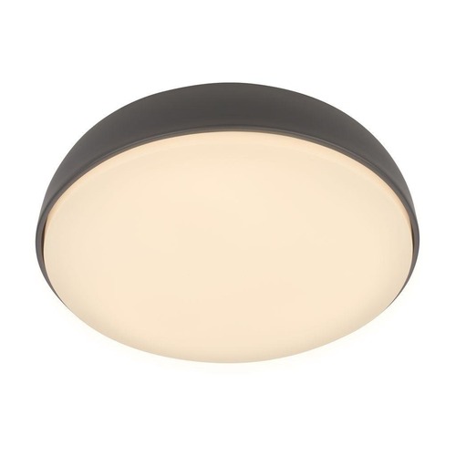 Kruhová - BRILO 3875015 Nikan stropní svítidlo pr.28,5 cm - 12W, 1200lm, LED, 3000K teplá bílá, antracit - BRILO - foto 1