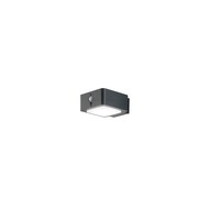 Nástěnná - FAN LED-TED-AP Solární nástěnné svítidlo LED TED antracit hliník 3 W 300 lm 4000 K IP44 solární panel 7,5x7,3x14,3 cm - FANEUROPE