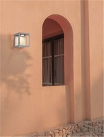 Nástěnná - NV 9540214 Venkovní nástěnné svítidlo BEV šedý beton skleněný difuzor LED 5W 3000K 120-230V IP65 - NOVA LUCE
