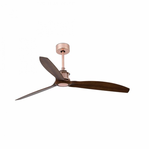 Ventilátory - FARO 33399 JUST FAN M, měď/dřevo, stropní ventilátor s DC motorem - FARO - foto 1