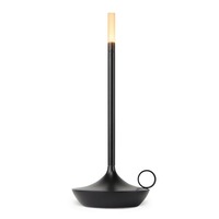 Stolní lampy dekorační - GRAY GP2043-BLK Designová nabíjecí stolní lampa Wick černá 120x260mm LED 1W 2600K IP20 - Graypants