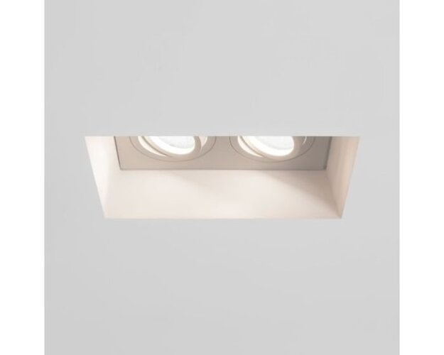 Sádrová - AST 1253006 Zápustné svítidlo Blanco Twin sádra 2x50W GU10 (STARÝ KÓD: AST 7344 ) - ASTRO Lighting - foto 1
