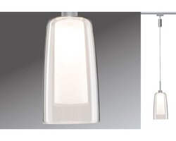 Svítidla - P 94998 URail LED zásvěsné svítidlo Arido II 5W GU10 matný chrom + sklo - PAULMANN