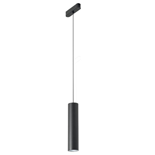 Lištové Magnetic BERNINI - FAN BERNINI-S10 Systém 48 V - závěsné LED svítidlo na liště Bernini, černé, hliník/plast, 9 W, 110 lm, CCT, 150 x 5 cm - FANEUROPE - foto 1