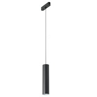 Lištové Magnetic BERNINI - FAN BERNINI-S10 Systém 48 V - závěsné LED svítidlo na liště Bernini, černé, hliník/plast, 9 W, 110 lm, CCT, 150 x 5 cm - FANEUROPE