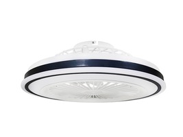 LED stropní svítidla - LED stropní ventilátor 36W/3CCT bílá/černá + dálkové ovládání