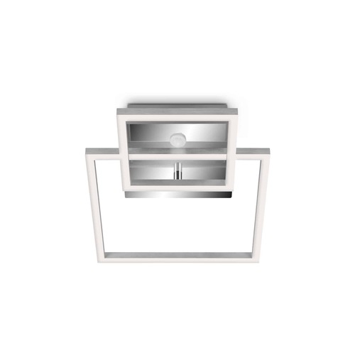 Hranatá - TF 318608TF TELEFUNKEN LED stropní svítidlo s čidlem, 35,8 cm, 17 W, chrom-hliník - BRILONER - foto 1