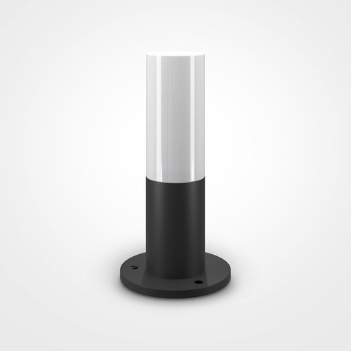 Sloupková - M O418FL-01B Venkovní sloupkové svítidlo Willis E27 60W černý kov IP54 - MAYTONI - foto 1