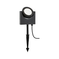 Zápichy - P 94408 Venkovní bodové svítidlo Swivea antracit IP44 8W 230V teplá bílá nastavitelná hlava svítidla - PAULMANN