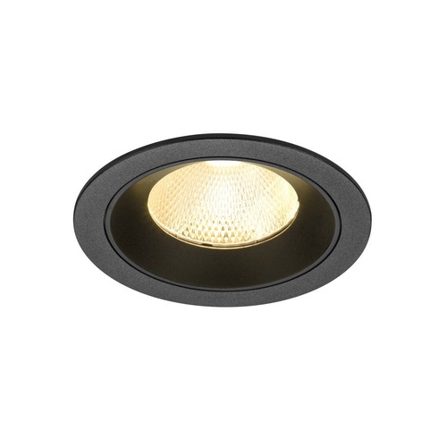 Kruhová - LA 1009774 NUMINOS® L Stropní vestavné svítidlo, 3000 K, 20°, IP20, kulaté, černé - BIG WHITE (SLV) - foto 1