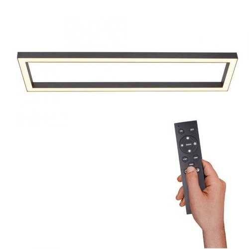 Hranatá - PN 6023-13 PURE-LINES LED stropní svítidlo 110x30 cm 2700-5000K antracit - PAUL NEUHAUS - foto 1