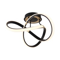 Dekorativní - ZUMA 003064-026713 MX9717-1-3BGD INDIGO stropní svítidlo černá-zlatá - ZUMALINE