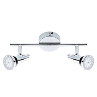 Koupelnová - BRI 2992-028 LED bodové svítidlo 27,5 cm 2xGU10 9,6W 800lm chrom - BRILONER