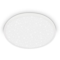 Kruhová - BRILO 7654016 Slim svítidlo LED panel pr.37,5 cm - 22W, 3000lm, hvězdné nebe, neutrální bílá, bílé - BRILO