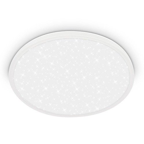 Kruhová - BRILO 7654016 Slim svítidlo LED panel pr.37,5 cm - 22W, 3000lm, hvězdné nebe, neutrální bílá, bílé - BRILO - foto 1