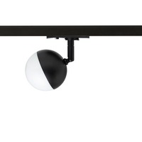 Svítidla - RED R14427 LYRA pro jednookr. lištu černá mléčný akryl 230V LED 5W 3000K - RED - DESIGN RENDL