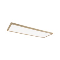 Hranatá - P 71036 LED Panel Atria Shine Backlight IP44 hranaté 580x200mm 22W 4000K design dřevo - PAULMANN