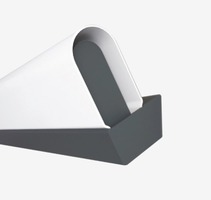 Podélná - LU AU3.L1.600.47 Nástěnné svítidlo AULA 600mm LED 20,3W 3000K 2405lm IP20 RAL 7012 čedičová šedá - LUCIS