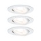Koupelnová - P 93431 Vestavné svítidlo LED Nova kruhové 3x6,5W GU10 bílá mat nastavitelné - PAULMANN