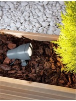 Zápichy - NV 875409 Venkovní svítidlo s bodcem INSIDE tmavě šedý hliník a sklo GU10 1x7W 220-240V IP54 bez žárovky - NOVA LUCE