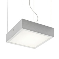 Hranatá - RED R13709 STRUCTURAL LED 20x20 závěsná česaný hliník 230V LED 12W 3000K - RED - DESIGN RENDL