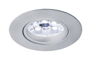 Kruhová - BPM 5004.19LED1.40 3 Vestavné svítidlo Aluminio Plata nikl satin 7W 500lm 3000K 230V - BPM