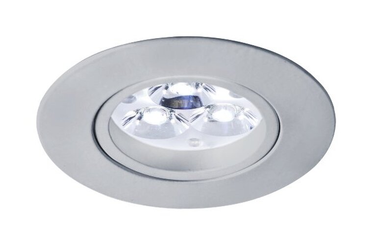 Kruhová - BPM 5004.19LED1.40 3 Vestavné svítidlo Aluminio Plata nikl satin 7W 500lm 3000K 230V - BPM - foto 1