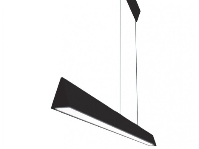 Podélná - BPM 10169.03.PN.BK-BK.OP.ST.9.30 Závěsné svítidlo ALZIRA LED 18W 3000K 2385lm černé (starý kód BPM 10169.02.BK.OP.3K) - BPM - foto 1