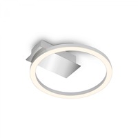 Kruhová - BRILO 3778014 LED stropní svítidlo, 21 cm, 5W, 500lm, matný chrom - BRILO