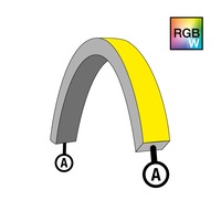 Příslušenství pro LED pásky - SLC S1624T-RGBW-A Napájení pro NeonFlex 24V Top-Bend RGBW A - TLG
