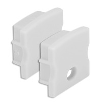 Krytky pro Al profily - SLC S43303 Koncovka pro profil Pro A3 šedá 2x - TLG