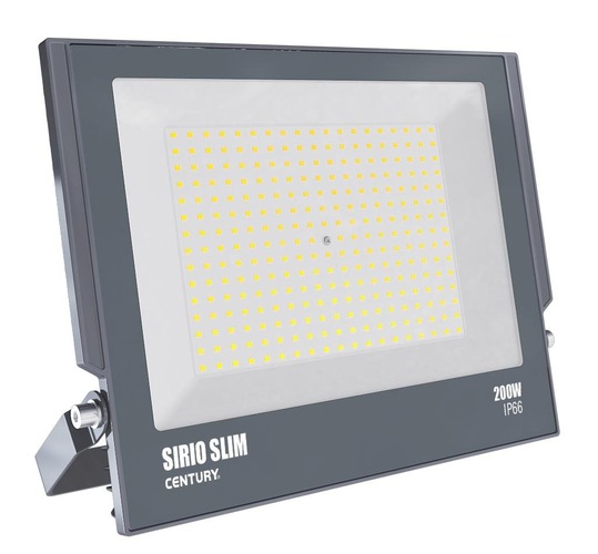 Reflektory - CEN SRS-2009540 REFLEKTOR LED SIRIO SLIM ČERNÝ 200W 4000K 18000Lm 110d 366x34x303mm IP66  - CENTURY - foto 1