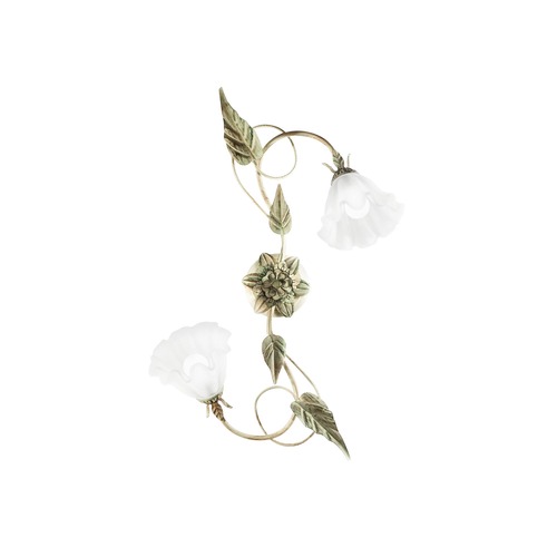 Dekorativní - FAN I-ISOTTA-PL2 Stropní svítidlo Isotta, slonová kost, 2 x E14, 40 x 20 x 65 cm - FANEUROPE - foto 1