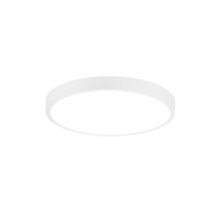 Kruhová - FAN LED-DOMO-R24-BCO Koupelnové stropní svítidlo DOMO bílá, 24 W, 2700 lm, 4000 K, IP44, 24 x 2,4 cm - FANEUROPE