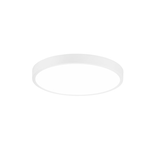 Kruhová - FAN LED-DOMO-R24-BCO Koupelnové stropní svítidlo DOMO bílá, 24 W, 2700 lm, 4000 K, IP44, 24 x 2,4 cm - FANEUROPE - foto 1