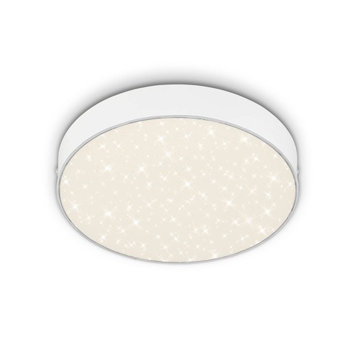 Kruhová - BRI 7073-416 LED stropní svítidlo hvězdné nebe, pr. 21,2 cm, 16 W, bílé - BRILONER - foto 1