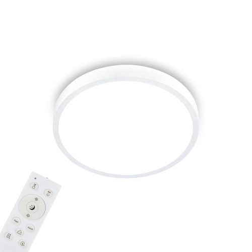 Kruhová - BRILO 3709016 RGBW LED přisazené svítidlo pr. 38 cm, 22 W, 2900 lm, bílé (starý kód: BRILO 3709-016) - BRILO - foto 1