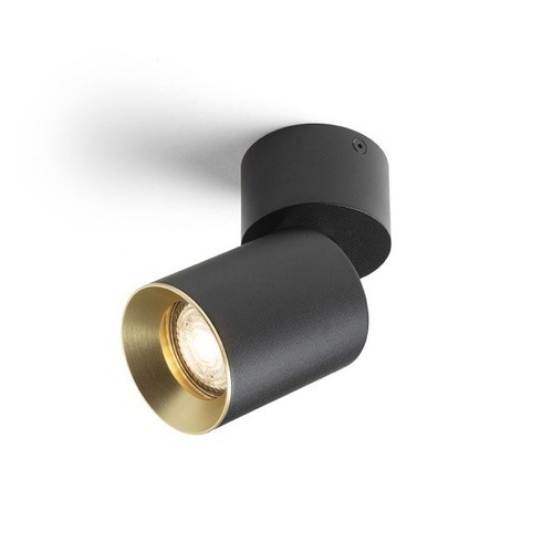 Bodová - RED R13868 DARIO stropní bodové svítidlo  černá česaná mosaz 230V GU10 9W - RED - DESIGN RENDL - foto 1