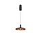 Kónická - LA 1010792 LALU® SET závěsné svítidlo, LED základna, PLATE 22, PHASE, délka závěsu 200 cm, 2700/3000 K, 40°, černá - BIG WHITE (SLV)