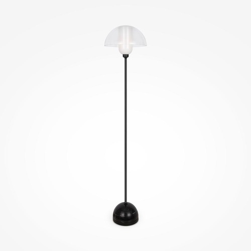 Stojací lampy - M MOD177FL-01B Stojací lampa Memory E14 40W černý kov průhledné sklo - MAYTONI - foto 1