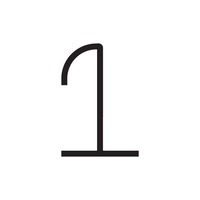 Dekorativní - AR 1200100A Alphabet of Light - číslo 1 - ARTEMIDE