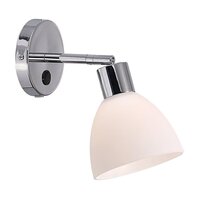 Bodová - NOR 63191033 Bodové svítidlo Ray 1x40W E14 chrom opál - NORDLUX