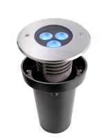 Zapuštěná - IMPR 730276 Zemní zápustné svítidlo III stříbrná 6W LED RGB 460-630nm pojezdové - LIGHT IMPRESSIONS