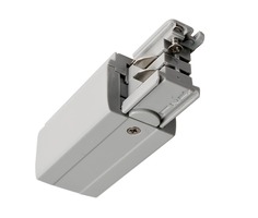 Lišty a příslušenství IVELA - IMPR 710010 Deko-Light kolejnicový systém 3-fázový 230V D Line elektrické napájení levé 230V šedá RAL 7040 98,5  - LIGHT IMPRESSIONS