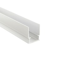 Al profily k zapuštění - IMPR 970803 Deko-Light Combo montážní profil do betonu 3 m, bílá