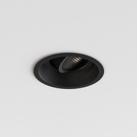 Kruhová - AST 1249041 Downlight svítidlo Minima Slimline Round nastavitelné protipožární 6W GU10 černá - ASTRO Lighting